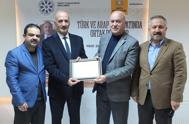 Konya Şubesinde ''Türk ve Arap Edebiyatında Ortak Değerler” konuşuldu