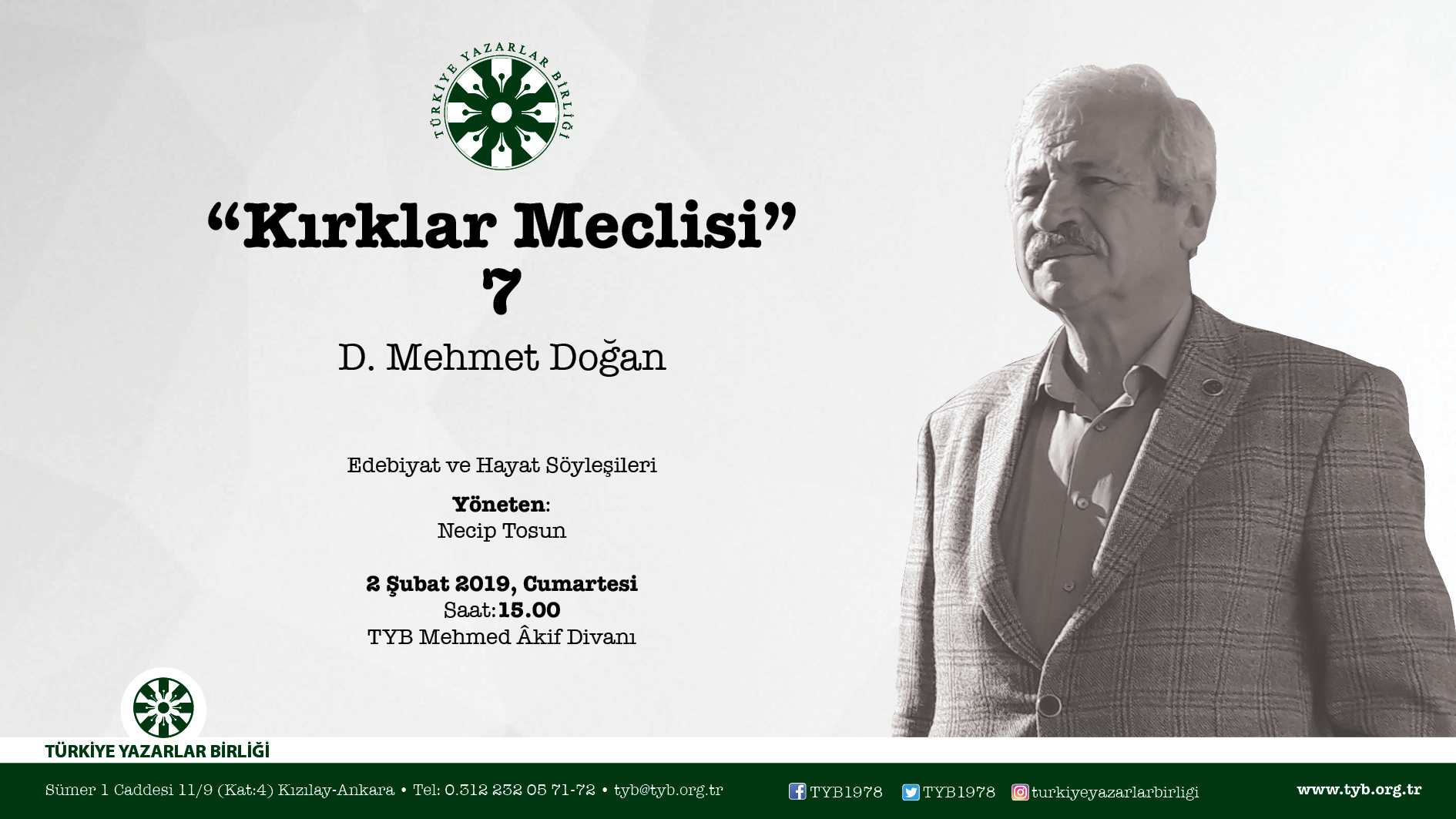 Kırklar Meclisi Yeniden Başlıyor! İlk Konuk: D. Mehmet Doğan
