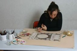 Yıldız Sarayı'nda tezhip