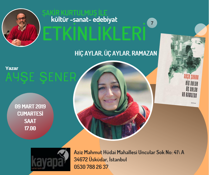 Kayapa Söyleşilerinin Konuğu  Ayşe Şener