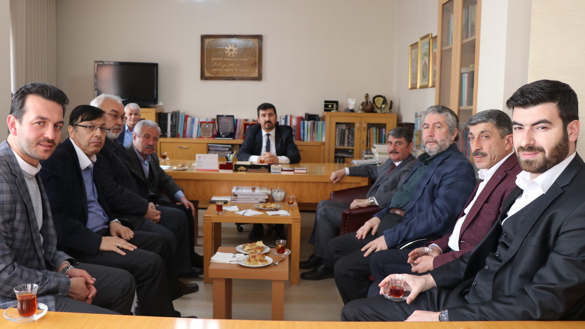 Ayhan Yılmaz, TYB Başkanı Arıcan’ı ziyaret etti