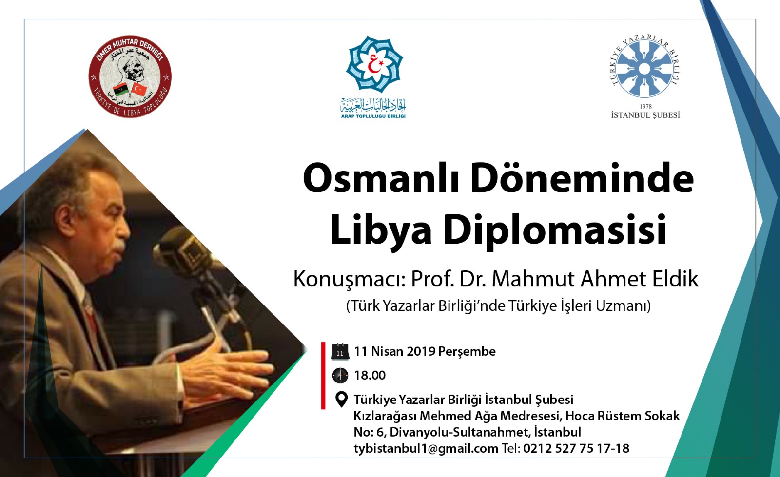 Osmanlı-Libya İlişkileri TYB İstanbul’da Konuşulacak