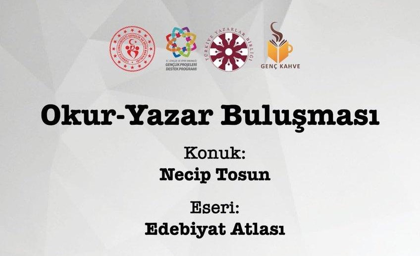 Necip Tosun, Genç Kahve'de Okurlarıyla Buluşacak
