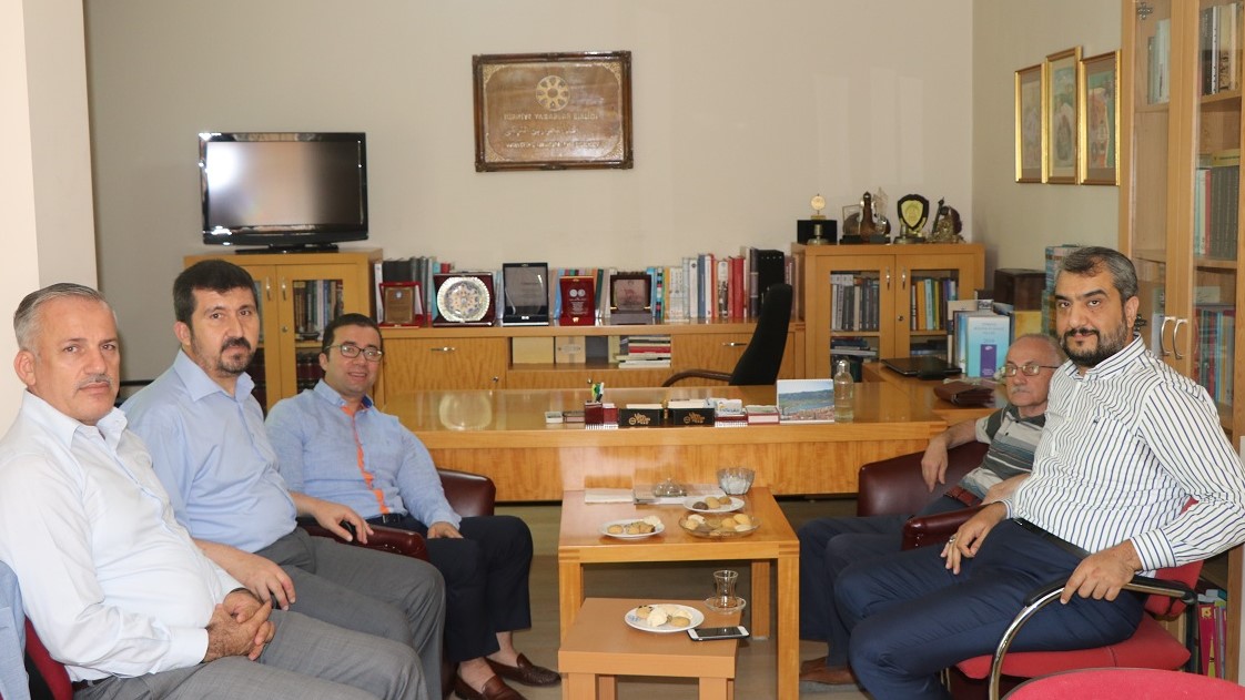 Rektör Yülek, TYB Genel Başkanı Arıcan'ı Ziyaret Etti