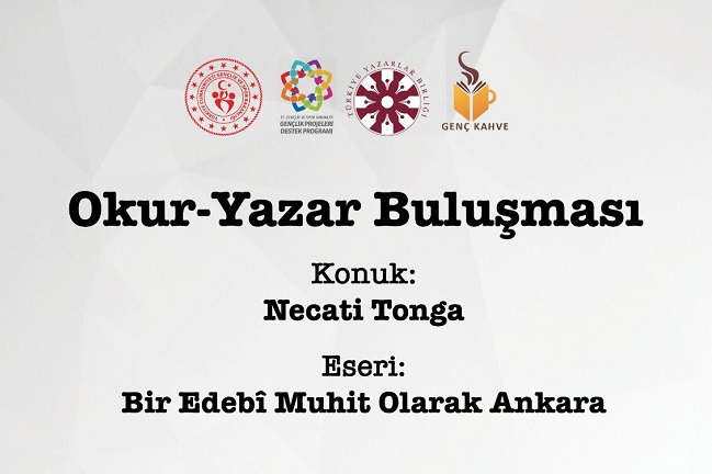 Yazar Necati Tonga Genç Kahvede Konuşacak