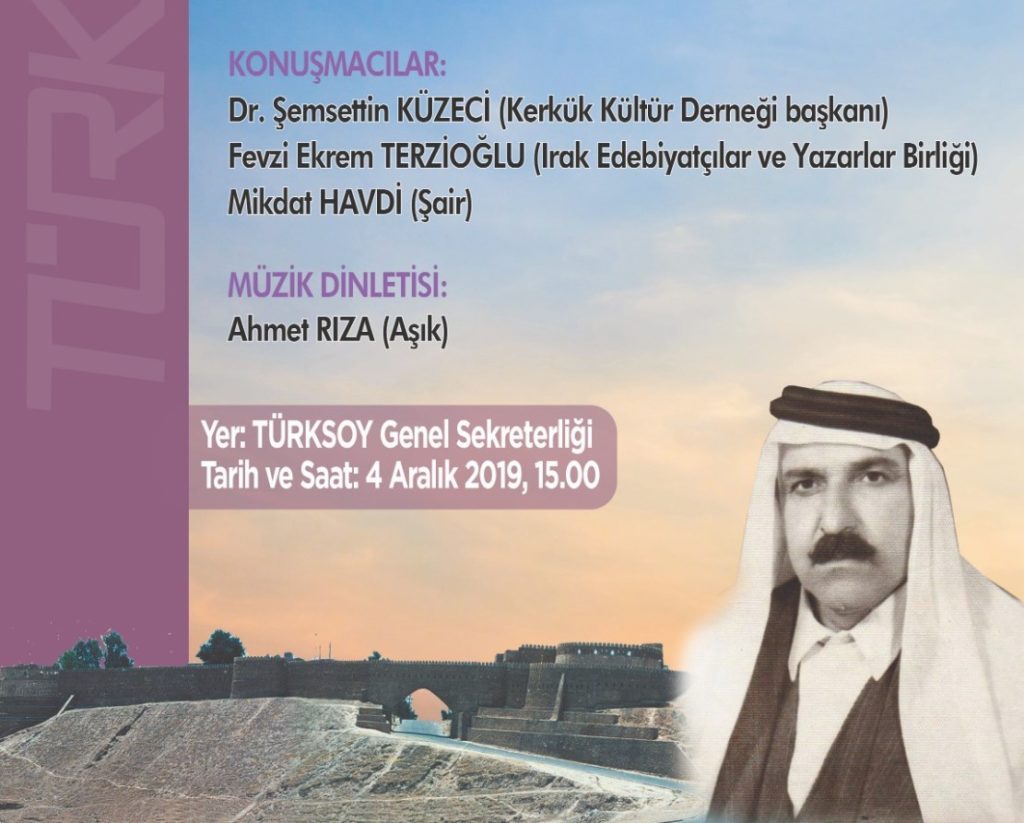 Doğumunun 90. yıl dönümünde Telaferli Şair Felekoğlu Ankara’da Anılacak