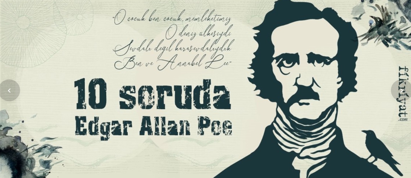 10 soruda Edgar Allan Poe
