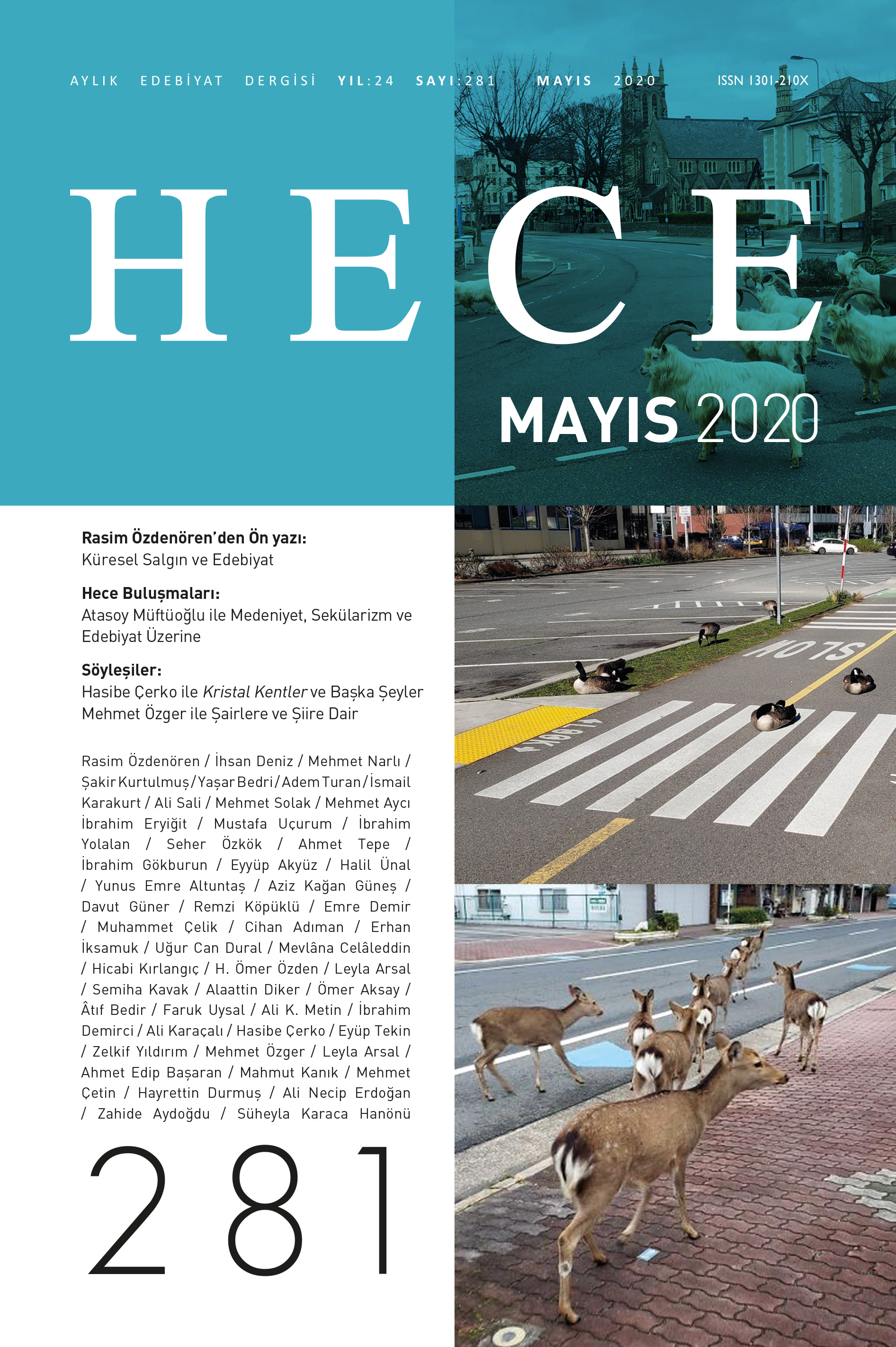 Hece 281 Mayıs 2020 Sayısı Çıktı