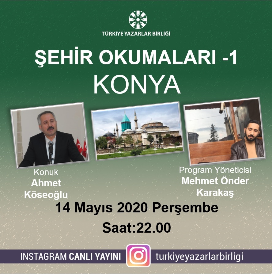 Şehir Okumaları Başlıyor! İlk Konuk: Ahmet Köseoğlu