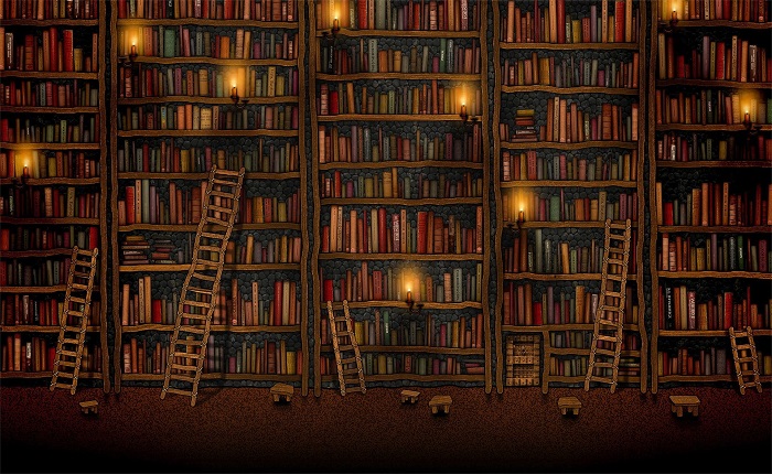 Bir kitap yığını değildir kütüphane, inşa edilmiş bir hayattır