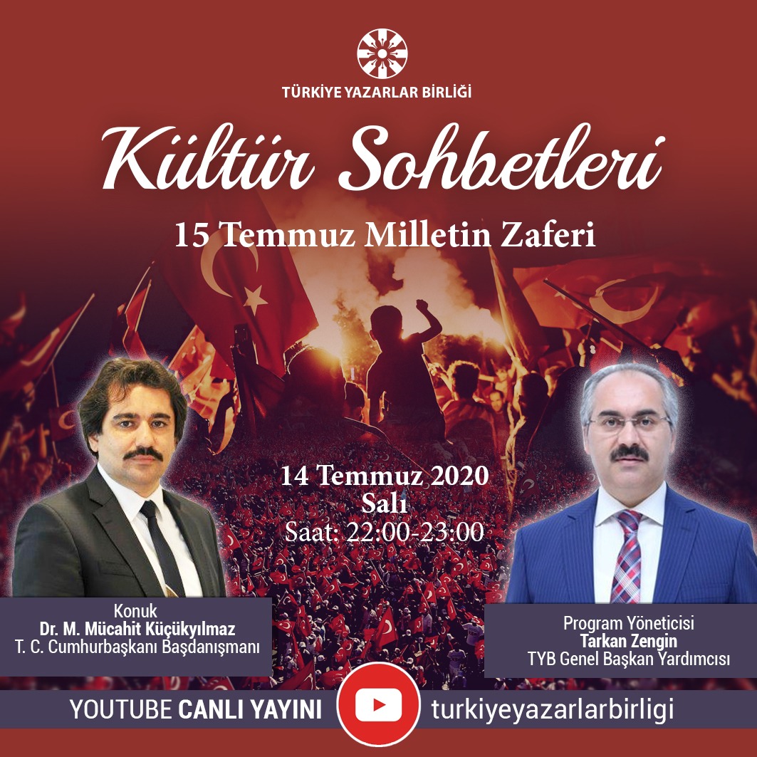 Dr. M. Mücahit Küçükyılmaz "Kültür Sohbetleri"ne Konuk Olacak