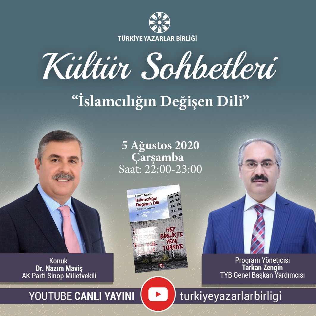 Dr. Nazım Maviş "Kültür Sohbetleri"ne Konuk Olacak