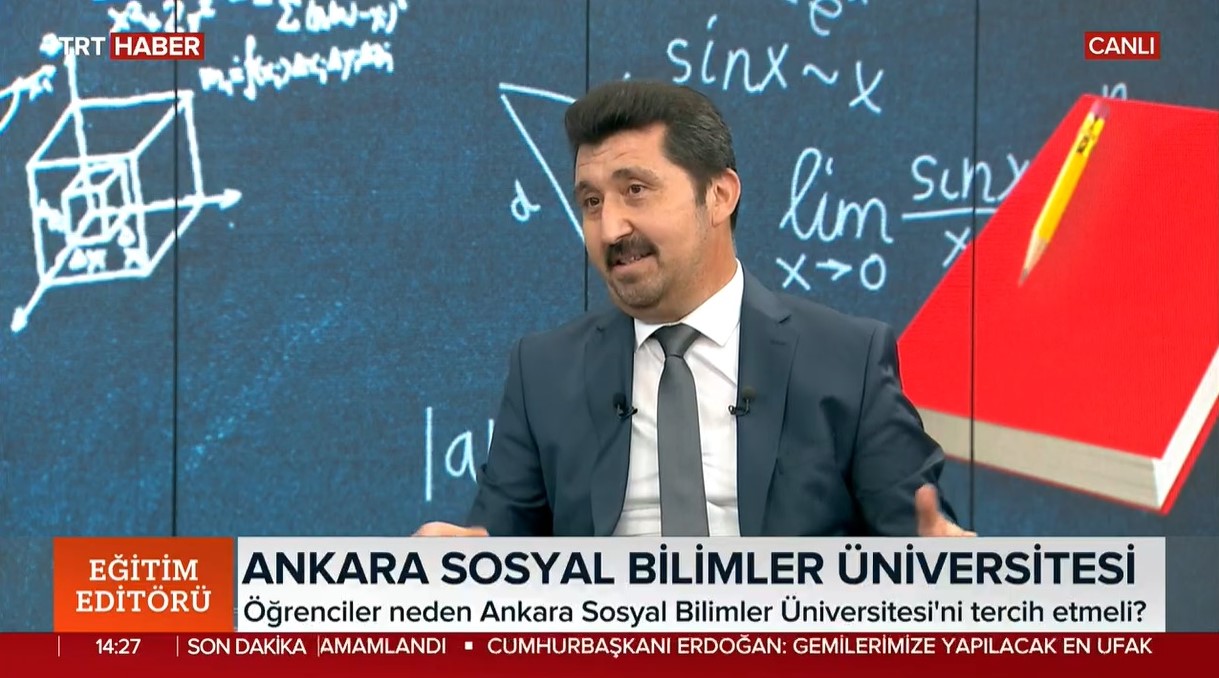 Başkan Arıcan TRT Haber’e konuştu: Sosyal Bilimler Büyük Önem Kazanacak