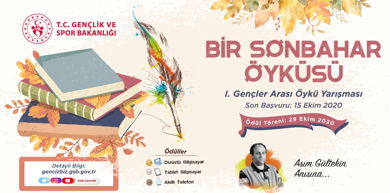 “Bir Sonbahar Öyküsü” temalı Öykü Yarışması