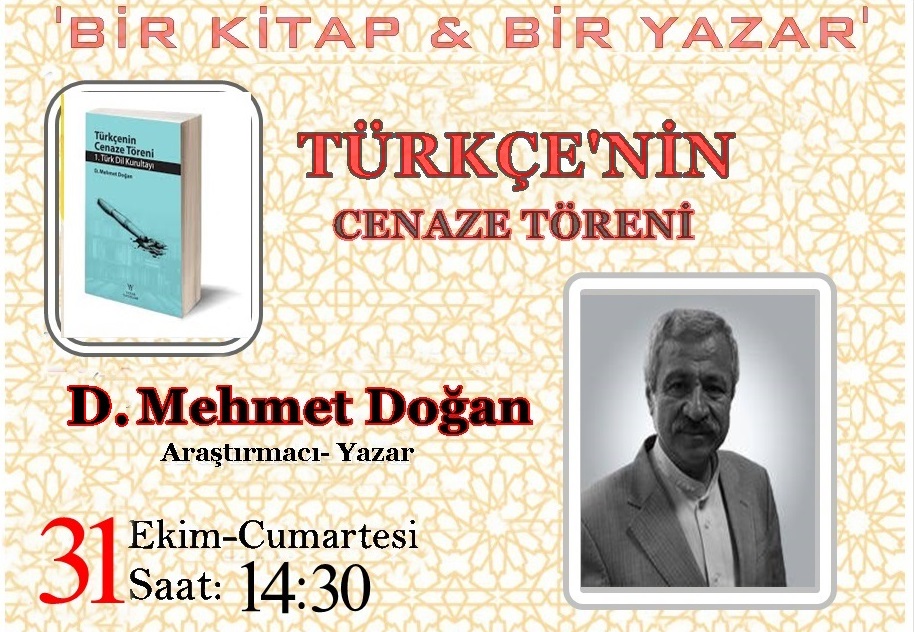 D. Mehmet Doğan Server Vakfı’nda Konuşacak