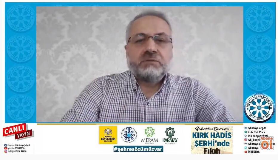 TYB Konya’da “Konevî’de Fıkıh” Konuşuldu
