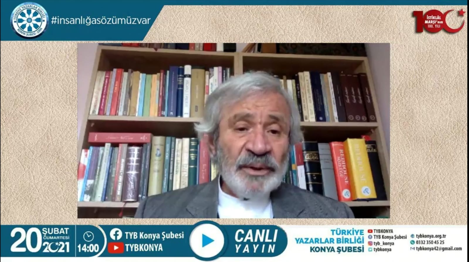 D. Mehmet Doğan: İstiklâl Marşı, Âkif’in muhayyilesinde vardı