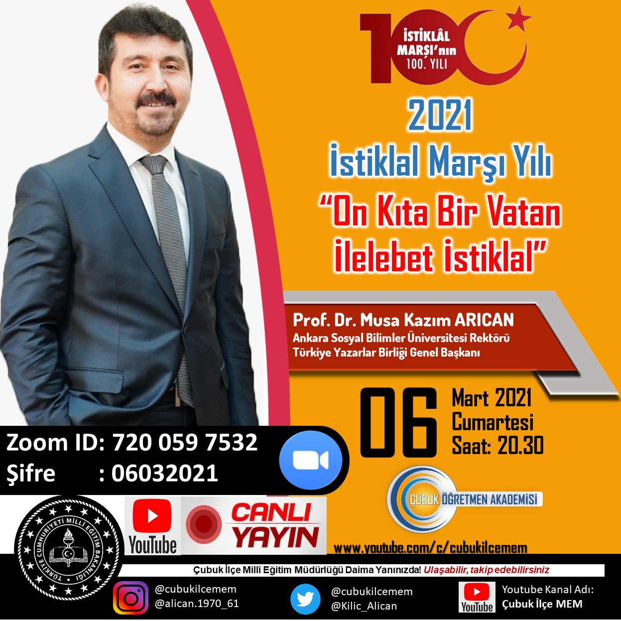 “On Kıta Bir Vatan İlelebet İstiklâl”