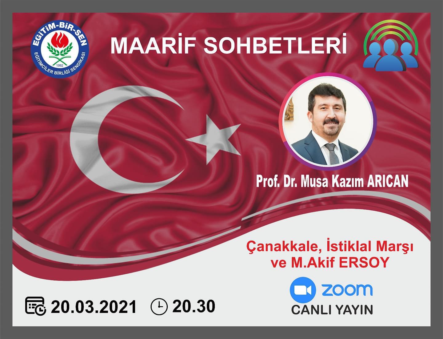 Başkan Arıcan “Çanakkale, İstiklal Marşı ve Âkif”i anlatacak
