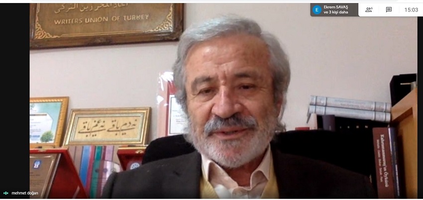 D. Mehmet Doğan Uşak Üniversitesi'nin Çanakkale Zaferi programında konuştu.