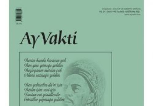 ‘Ay Vakti’ Dergisi 192. Sayı (Mayıs-Haziran 2021) Üzerine