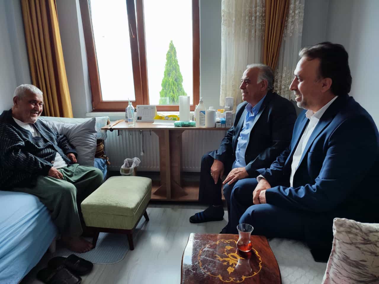 Mustafa Yazgan’a Geçmiş Olsun Ziyareti