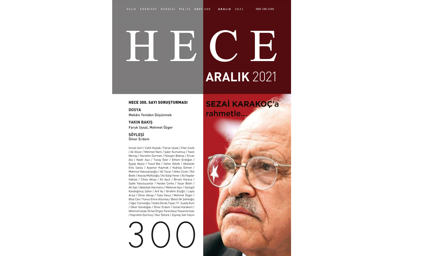 HECE'300 ARALIK 2021 SAYISI ÇIKTI