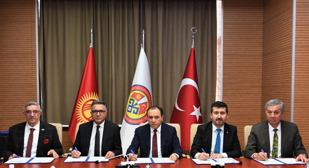 Kırgızistan’da Rektörler İş Birliği Protokolü İmzaladı