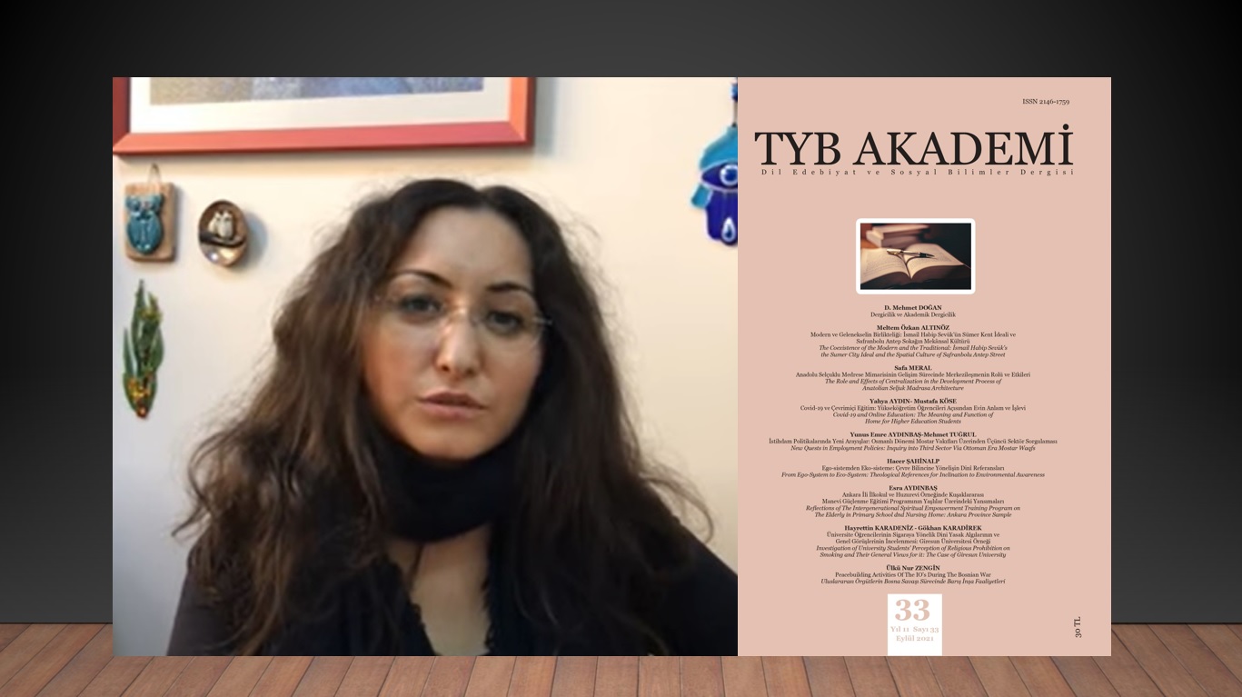 Doç. Dr. Meltem Özkan Altınöz: Modern ve Gelenekselin Birlikteliği: İsmail Habip Sevük’ün Sümer Kent İdeali ve Safranbolu Antep