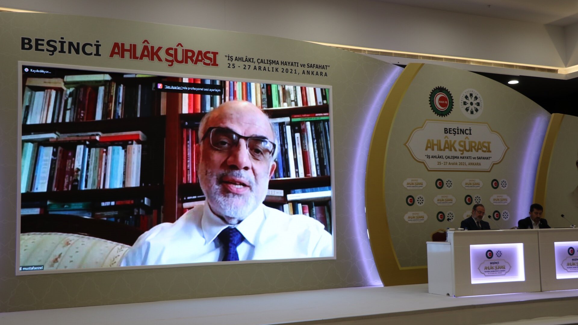 Dr. Mustafa Özel "5. Ahlâk Şûrası Açılış Dersi"