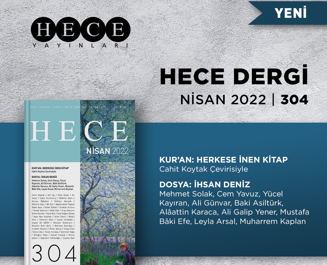 Hece’304 Nisan 2022 Sayısı Tanıtım Bülteni