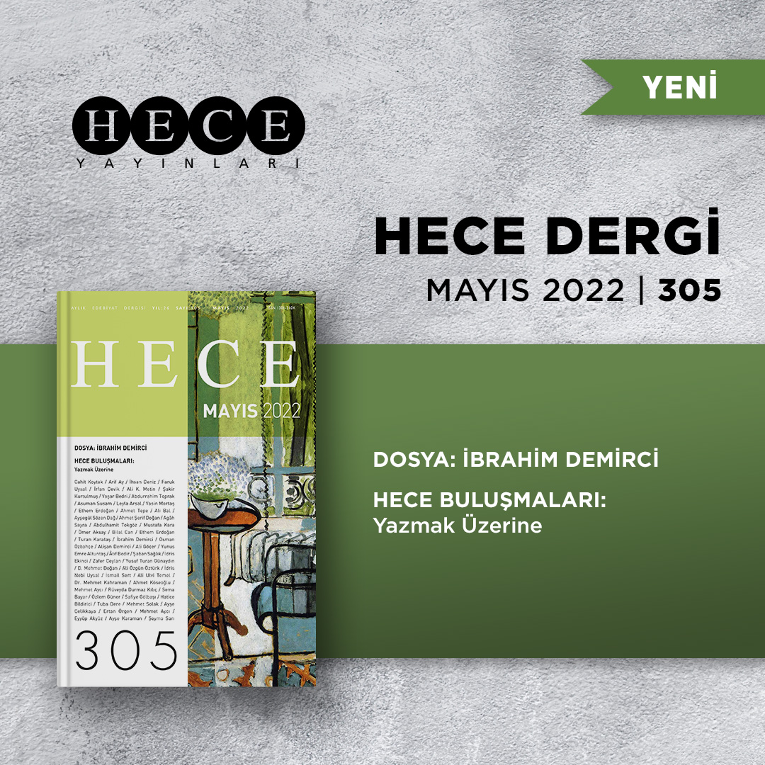 Hece’305 Mayıs 2022 Sayısı  -Tanıtım Bülteni-