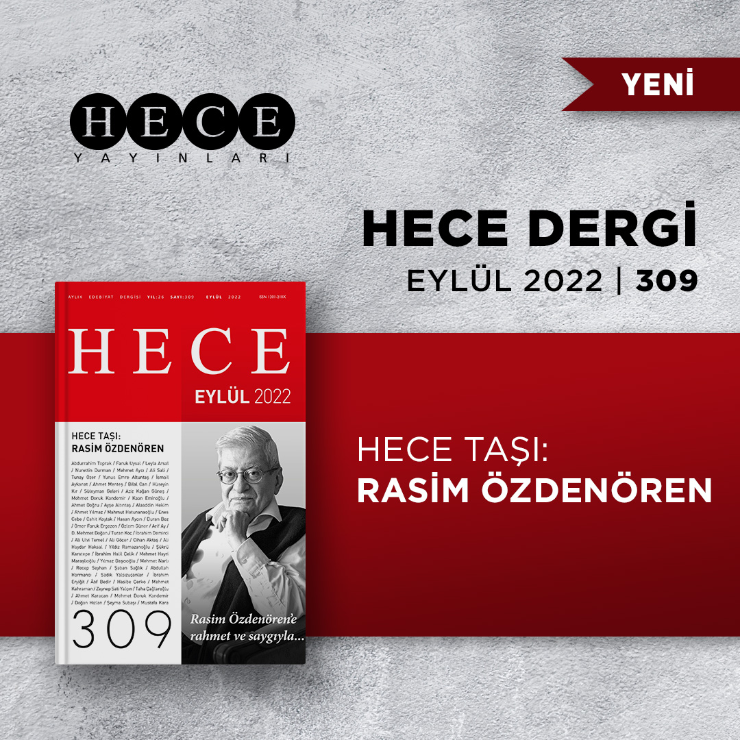HECE’309 EYLÜL 2022 SAYISI TANITIM BÜLTENİ