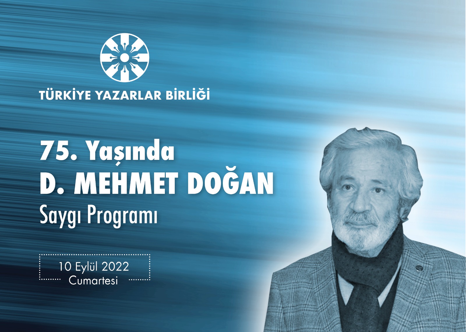 D. Mehmet Doğan 75 Yaşında