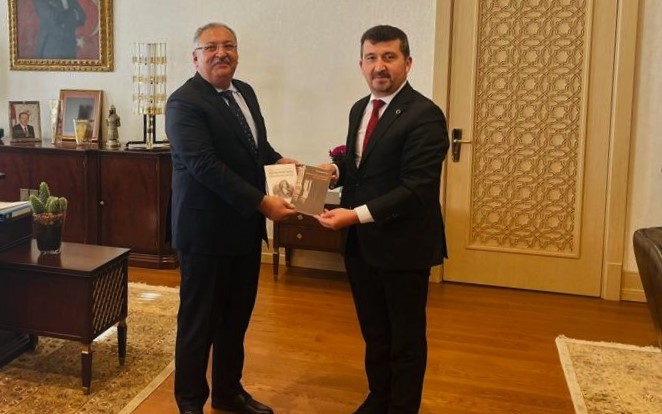 Genel Başkan Arıcan Cumhurbaşkanlığı İdari İşler Başkanı Kıratlı’yı ziyaret etti