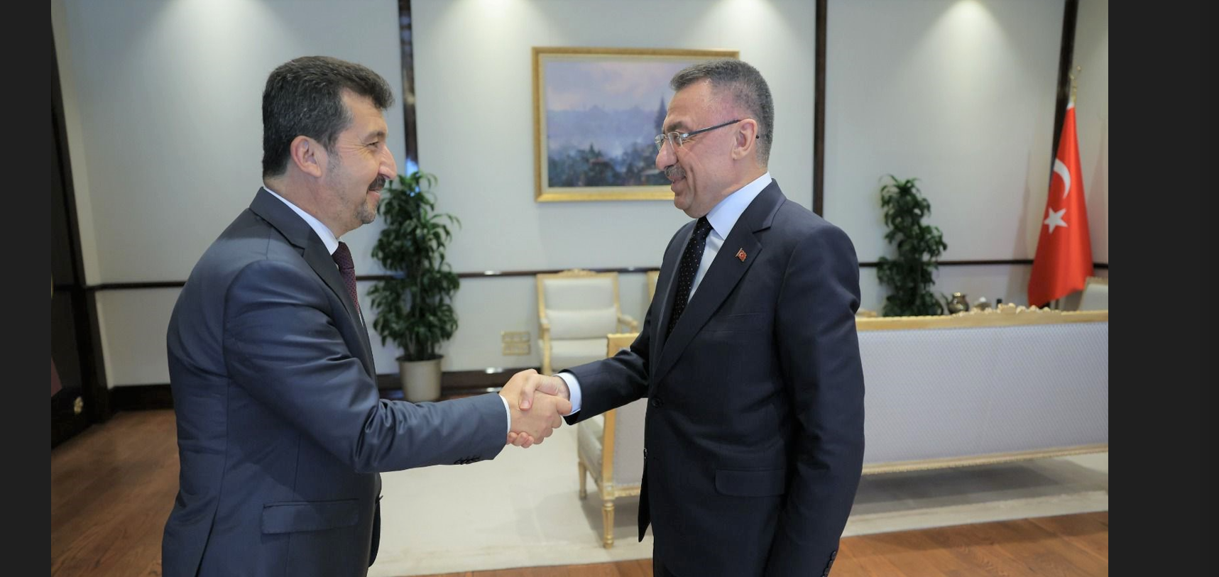 TYB Başkanı Arıcan Cumhurbaşkanı Yardımcısı Oktay’ı ziyaret etti