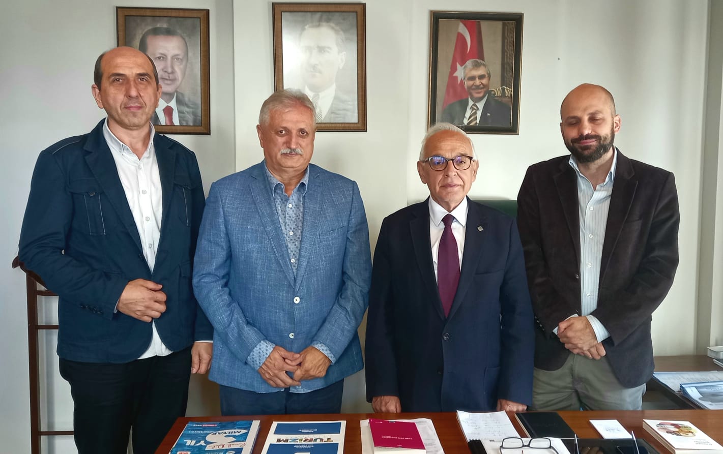 Sakarya Şube Başkanı Tuna, SBB Kültür Dairesi Başkanı Çileli'yi ziyaret etti