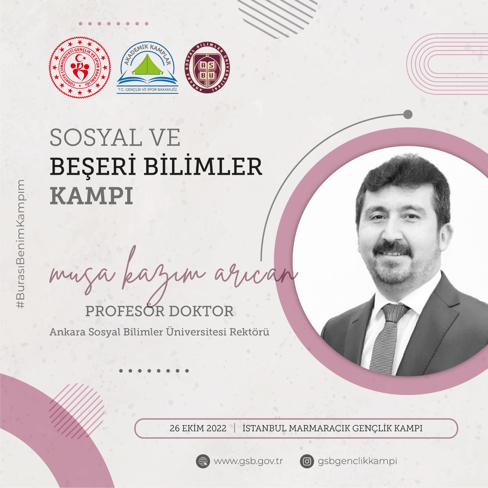 Genel Başkan Prof. Dr. Arıcan gençlerle bir araya gelecek