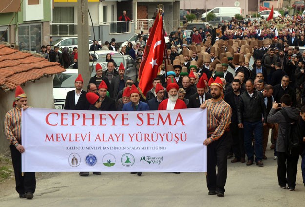 Gelibolu Yarımadası'nda ''Mevlevi Yürüyüşü''