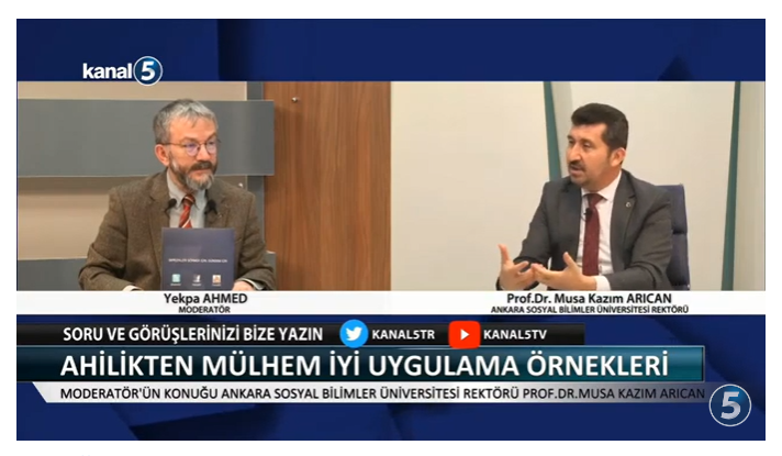 Prof. Dr. Arıcan: Ahîliğin değerlerini yeniden keşfetmemiz gerekir