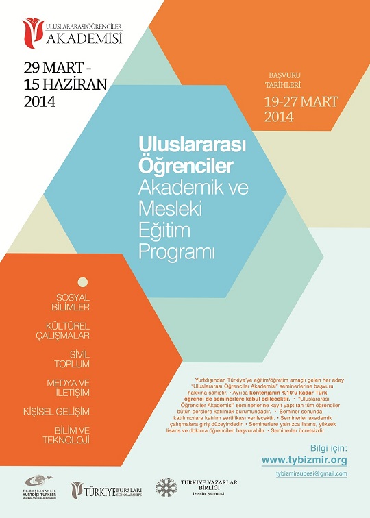 Uluslararası Öğrenci Akademisi TYB İzmir Şubesi'nde Başlıyor