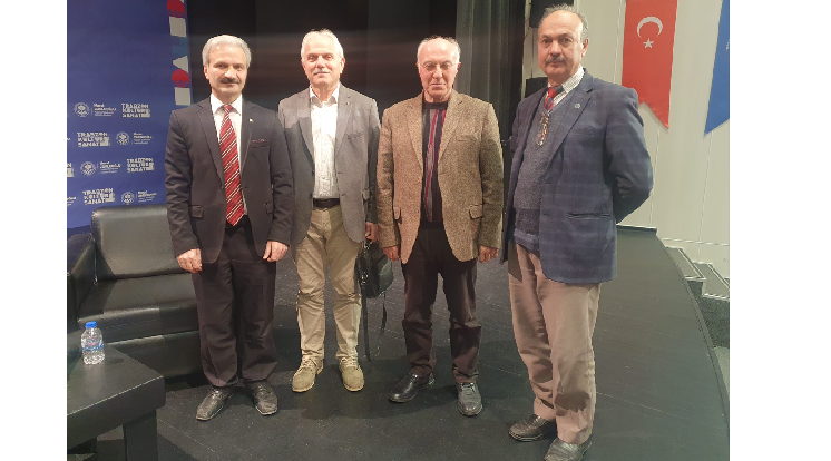 Türkiye Yazarlar Birliği Trabzon Şube başkanı ile Giresun Şube Başkanı Trabzon’da söyleşti