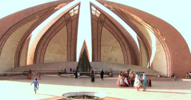 İslamabad'ın simgesi Pakistan anıtı (video)