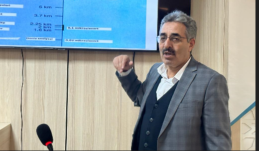 TYB  Erzincan Şubesinde Konuşan Prof. Yalçın: Radyasyonla kuşatılmışız
