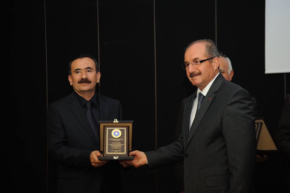 Kahramanmaraş Şube Başkan Yardımcısı Hasan Ejderha'ya "Edebiyat Ödülü"