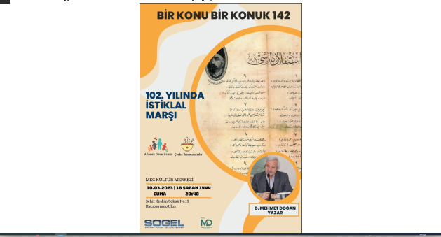 D. Mehmet Doğan milli mutabakat metnimizi anlatacak
