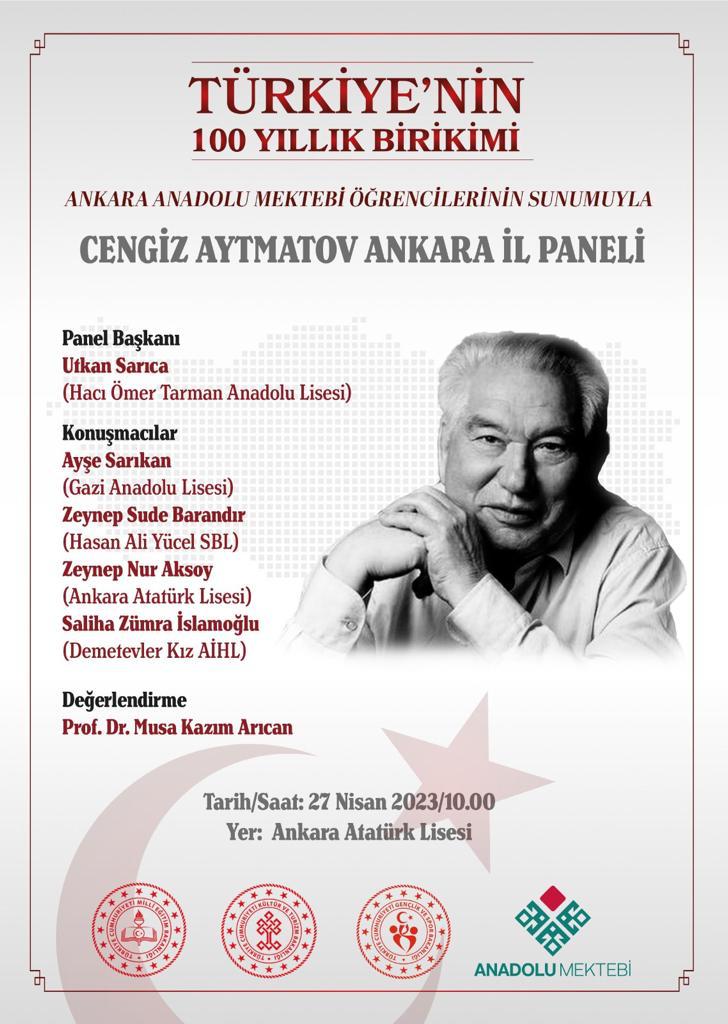 Cengiz Aytmatov Ankara il paneli yapılacak