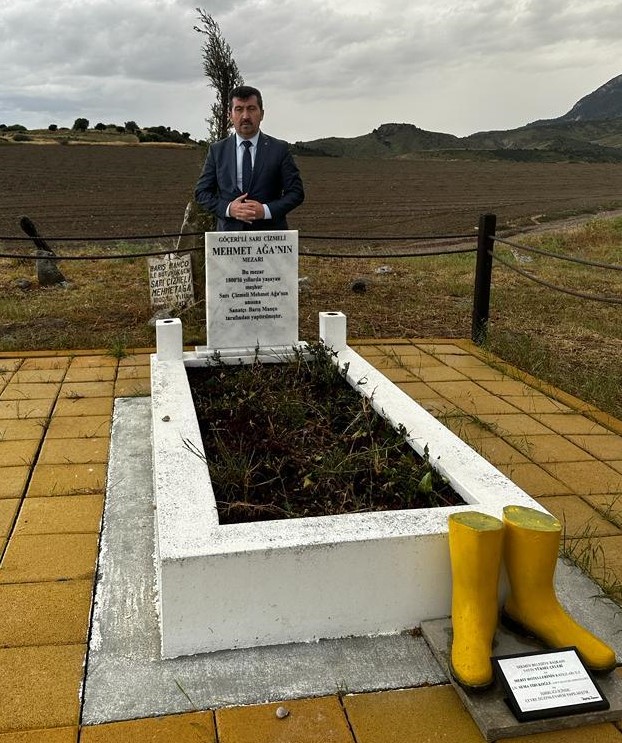 TYB Başkanı Arıcan “Sarı Çizmeli Mehmet Ağa”nın mezarını ziyaret etti
