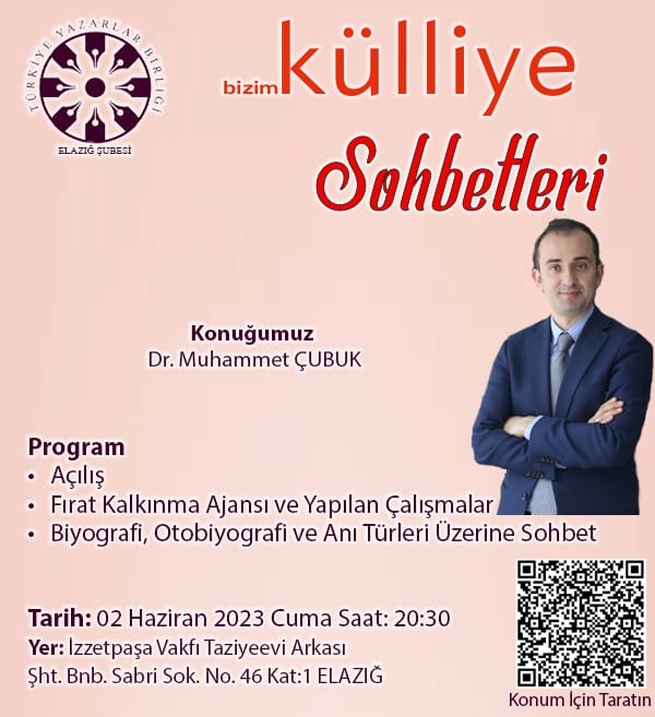 Elazığ’da  “Bizim Külliye Sohbetleri” başlıyor