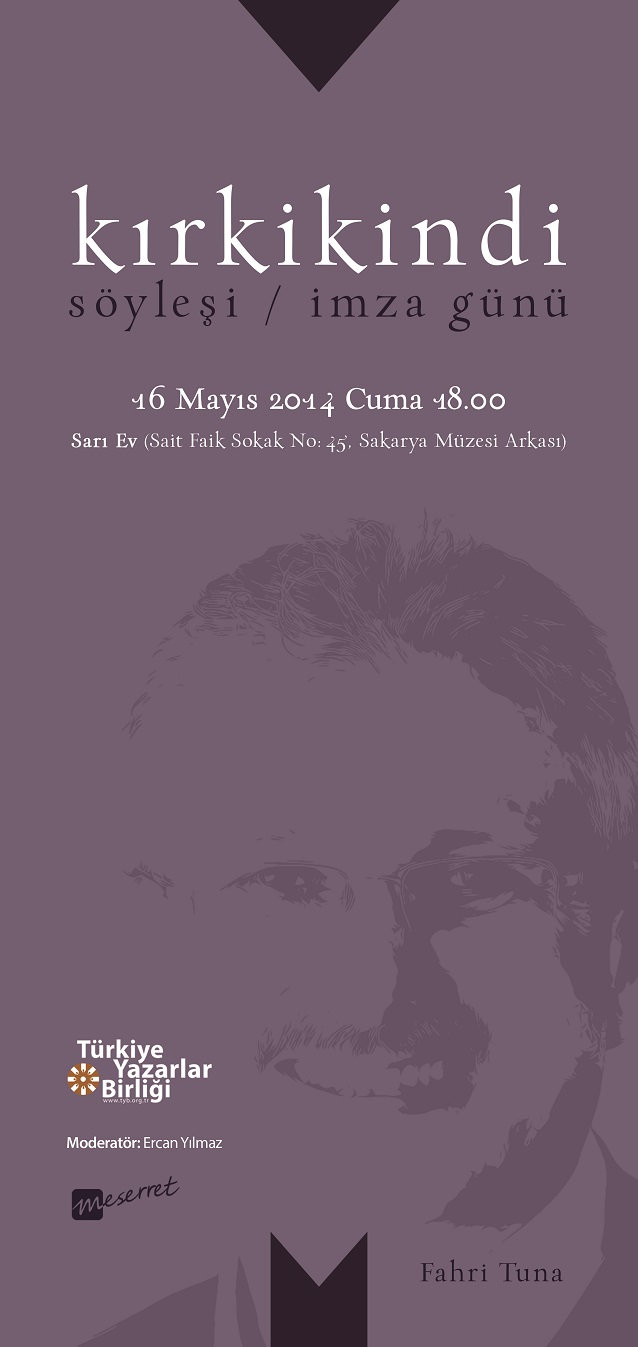 TYB Sakarya Şubesi'nden Fahri Tuna'ya söyleşi ve imza günü